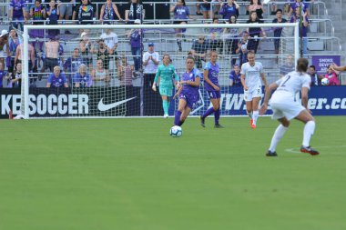 Orlando Pride 14 Nisan 2019 'da Orlando City Stadyumu' nda Portand Thorns 'a ev sahipliği yapıyor..