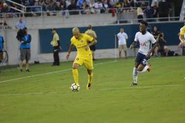 Paris Saint-Germain, Tottenham Hotspur 'a karşı 22 Temmuz 2017' de Orlando Florida 'daki Citrus Bowl' da.  