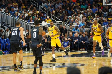 Orlando Magic 11 Aralık 2019 Çarşamba günü Orlando Forida 'daki Amway Center' da Los Angeles Lakers 'a ev sahipliği yaptı..  