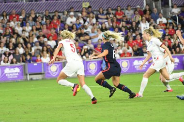 5 Mart 2020 'de Orlando Florida' daki Exploria Stadyumu 'nda düzenlenen 2020 SheBelieves Kupası' nda ABD - İngiltere Karşılaşması 