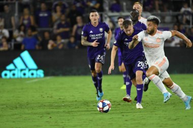 Orlando City, 23 Ağustos 2019 Cuma günü Florida, Orlando 'daki Exploria Stadyumu' nda Atlanta United 'a ev sahipliği yaptı.