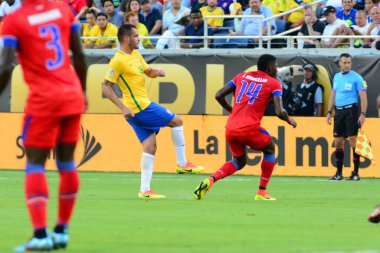 Brezilya, 8 Haziran 2016 tarihinde Orlando Florida 'daki Copa America Centenario' da Haiti ile karşılaştı.. 