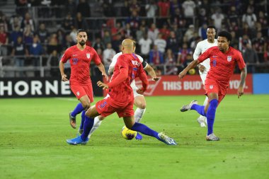 Amerikan Futbol Takımı 15 Kasım 2019 Cuma günü Orlando Florida 'daki Exploria Stadyumu' nda oynanan Concacaf Uluslar Ligi karşılaşmasında Kanada 'ya ev sahipliği yapmaktadır.