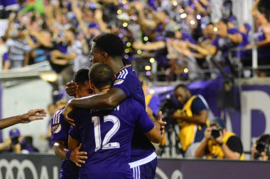 Orlando City, 24 Ağustos 2016 'da Orlando Florida' daki Kamp Dünyası Stadyumunda Toronto FC 'ye ev sahipliği yaptı..