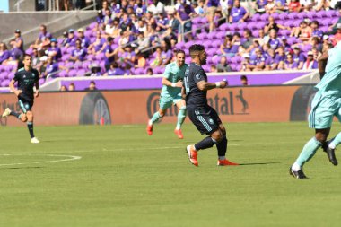 Orlando City SC 20 Nisan 2019 'da Orlando City Stadyumu' nda Vancouver Whitecaps 'a ev sahipliği yapıyor..  