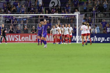 Orland Pride, 25 Ağustos 2018 'de Orlando Florida' daki Exploria Stadyumu 'nda Chicago Red Stars' a ev sahipliği yapıyor..