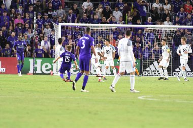 Orlando City SC, 10 Mart 2018 'de Orlando City Stadyumu' nda Minnesota United FC 'ye ev sahipliği yaptı..  