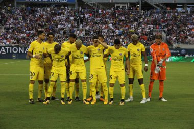 Paris Saint-Germain, Tottenham Hotspur 'a karşı 22 Temmuz 2017' de Orlando Florida 'daki Citrus Bowl' da.   