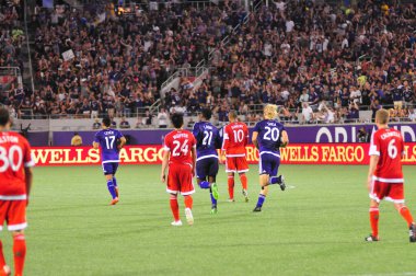 Orlando City SC, 8 Mayıs 2015 'te Florida' daki Kamp Dünyası Stadyumu 'nda Los Angeles Galaksisi' ne ev sahipliği yaptı.. 