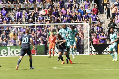 Orlando City SC 20 Nisan 2019 'da Orlando City Stadyumu' nda Vancouver Whitecaps 'a ev sahipliği yapıyor..  