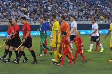 Paris Saint-Germain, Tottenham Hotspur 'a karşı 22 Temmuz 2017' de Orlando Florida 'daki Citrus Bowl' da.  
