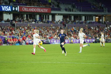 5 Mart 2020 'de Orlando Florida' daki Exploria Stadyumu 'nda düzenlenen 2020 SheBelieves Kupası' nda ABD - İngiltere Karşılaşması 