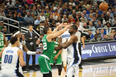 Orlando Magic, Boston Celtics 'i 24 Ocak 2020' de Orlando, Florida 'da Amway Center' da ağırladı.
