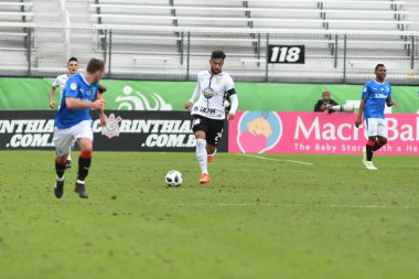 13 Ocak 2018 'de Orlando Florida' daki Spektrum Stadyumu 'nda düzenlenen Florida Kupası' nda Korucular Corinthianlara karşı..