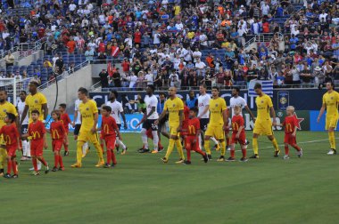 Paris Saint-Germain, Tottenham Hotspur 'a karşı 22 Temmuz 2017' de Orlando Florida 'daki Citrus Bowl' da.  