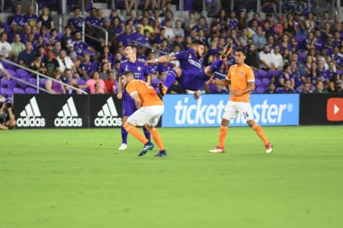 Orlando City SC, 22 Eylül 2018 'de Florida Exploria Stadyumu' nda Houston Dynamo 'yu ağırladı..