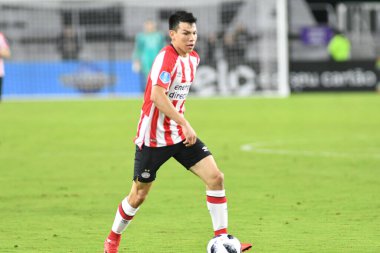 Korintliler, 10 Ocak 2018 'de Orlando City Stadyumu' nda düzenlenen Florida Kupası 'nda PSV Eindhoven' a karşı..  