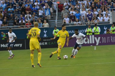 Paris Saint-Germain, Tottenham Hotspur 'a karşı 22 Temmuz 2017' de Orlando Florida 'daki Citrus Bowl' da. 