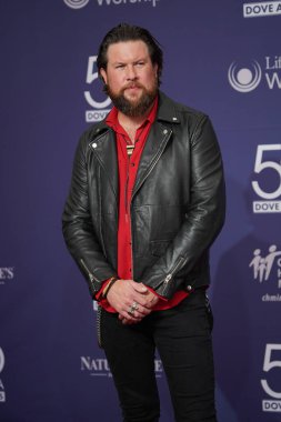 15 Ekim 2019 'da Nashville, Tennessee' deki Linbscome Üniversitesi 'nde verilen 50. GMA Dove Ödülleri sırasında kırmızı halı. 