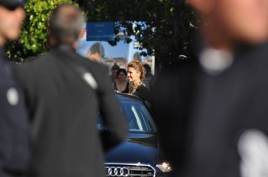 Cannes Şehri, 15 Mayıs 2014 'te Cannes' da düzenlenen 67. Cannes Film Festivali sırasında.