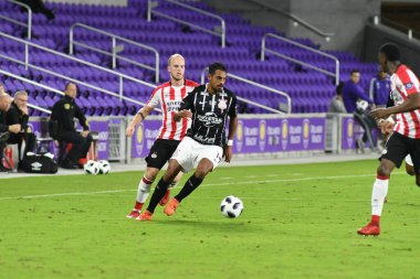 Korintliler, 10 Ocak 2018 'de Orlando City Stadyumu' nda düzenlenen Florida Kupası 'nda PSV Eindhoven' a karşı.. 