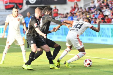 Flamengo Eintracht Frankfurt 'a karşı 12 Ocak 2019 Cumartesi günü Orlando City Stadyumu' nda. 