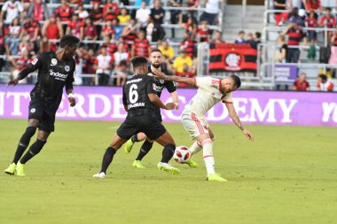 Flamengo Eintracht Frankfurt 'a karşı 12 Ocak 2019 Cumartesi günü Orlando City Stadyumu' nda.  