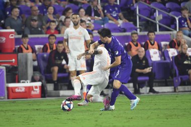 Orlando City, 23 Ağustos 2019 Cuma günü Florida, Orlando 'daki Exploria Stadyumu' nda Atlanta United 'a ev sahipliği yaptı.