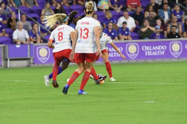 Orland Pride, 25 Ağustos 2018 'de Orlando Florida' daki Exploria Stadyumu 'nda Chicago Red Stars' a ev sahipliği yapıyor..  