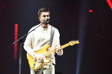 Juanes 'in Orlando Florida' daki Amway Center 'daki konserinde. 20, 2018. Fotoğraf: Marty Jean-Louis