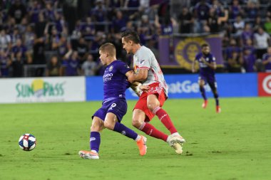 Orlando City 21 Temmuz 2019 tarihinde Florida, Orlando 'da Exploria Stadyumu' nda New York Red Bulls 'a ev sahipliği yaptı..