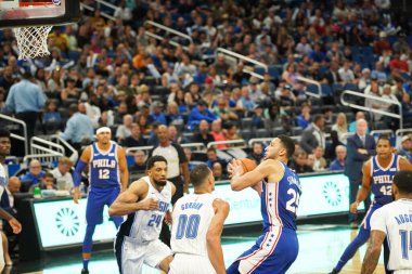Orlando Magic 13 Ekim 2019 'da Florida, Orlando' daki Amway Center 'da Philadelphia 76ers' a ev sahipliği yaptı.. 