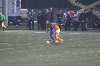 Atlanta United sunucusu Tigres & MLS Homegrown takımları 31 Temmuz 2018 'de Atlanta, Georgia' da düzenlenen MLS All Star haftasında.