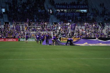Orlando City SC 20 Nisan 2019 'da Orlando City Stadyumu' nda Vancouver Whitecaps 'a ev sahipliği yapıyor..  