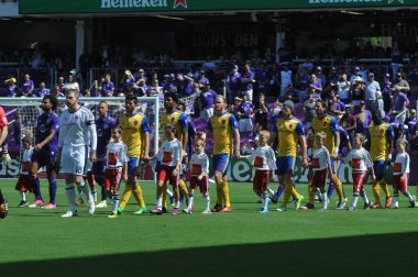 Orlando City 29 Nisan 2017 'de Orlando, Florida' daki Orlando City Stadyumu 'nda Colorado Rapids' e ev sahipliği yaptı.) 