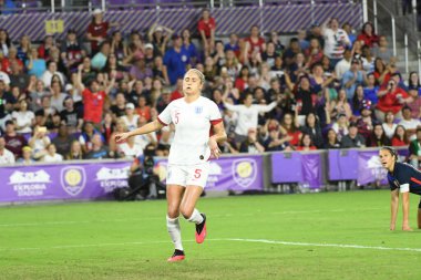 5 Mart 2020 'de Orlando Florida' daki Exploria Stadyumu 'nda düzenlenen 2020 SheBelieves Kupası' nda ABD - İngiltere Karşılaşması 