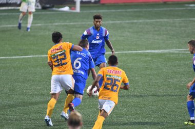 Atlanta United sunucusu Tigres & MLS Homegrown takımları 31 Temmuz 2018 'de Atlanta, Georgia' da düzenlenen MLS All Star haftasında.