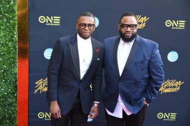 24 Mart 2018 Cumartesi günü Las Vegas 'taki Orleans Resort' ta düzenlenen 33. Yıldız Ödülleri Kırmızı Halı sırasında ünlüler.