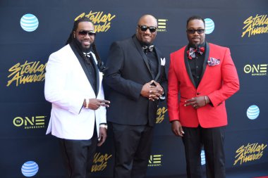 24 Mart 2018 Cumartesi günü Las Vegas 'taki Orleans Resort' ta düzenlenen 33. Yıldız Ödülleri Kırmızı Halı sırasında ünlüler.