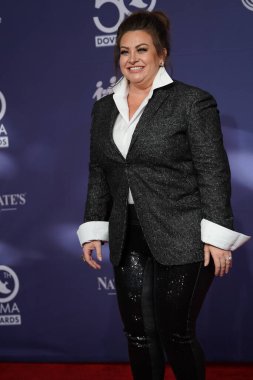 15 Ekim 2019 'da Nashville, Tennessee' deki Linbscome Üniversitesi 'nde verilen 50. GMA Dove Ödülleri sırasında kırmızı halı. 