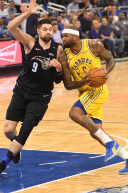 Orlando Magic, 28 Şubat 2019 Perşembe günü Orlando Florida 'daki Amway Center' da Golden State Warriors 'a ev sahipliği yaptı.. 