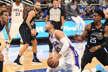 Orlando Magic, Philadelphia 76ers 'ı 14 Kasım 2018' de Orlando Florida 'daki Amway Center' da ağırlıyor..