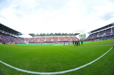 Orlando City, 5 Mart 2017 'de Orlando City Stadyumu' nda NYC FC 'ye ev sahipliği yaptı..  