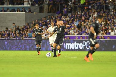 Orlando City 21 Nisan 2018 'de Orlando Florida' daki Exploria Stadyumu 'nda San Jose depremlerine ev sahipliği yaptı..  