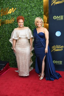 24 Mart 2018 Cumartesi günü Las Vegas 'taki Orleans Resort' ta düzenlenen 33. Yıldız Ödülleri Kırmızı Halı sırasında ünlüler.