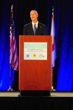 Florida Valisi Rick Scott 13 Ekim 2015 'te Orlando Florida' daki İnanç Sempozyumunda konuşma yapacak..  