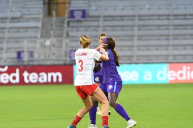 Orland Pride, 25 Ağustos 2018 'de Orlando Florida' daki Exploria Stadyumu 'nda Chicago Red Stars' a ev sahipliği yapıyor..  
