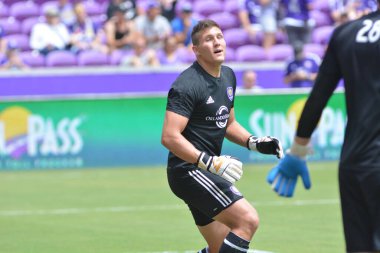 Orlando City 15 Nisan 2017 'de Florida, Orlando' daki Citrus Bowl 'da Los Angeles Galaksisine ev sahipliği yaptı..  