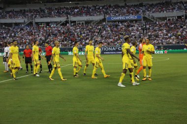 Paris Saint-Germain, Tottenham Hotspur 'a karşı 22 Temmuz 2017' de Orlando Florida 'daki Citrus Bowl' da.   