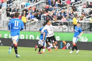 13 Ocak 2018 'de Orlando Florida' daki Spektrum Stadyumu 'nda düzenlenen Florida Kupası' nda Korucular Corinthianlara karşı..